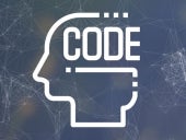 Outline of head with "CODE" on the center.