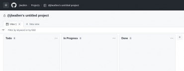 How to create a board with GitHub Issues