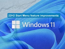 Windows 11 22H2 Start Menu feature improvements.