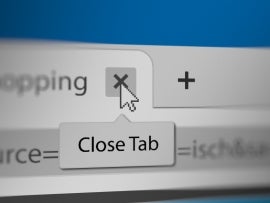 Mouse Cursor Clicking Close Tab in Web Browser