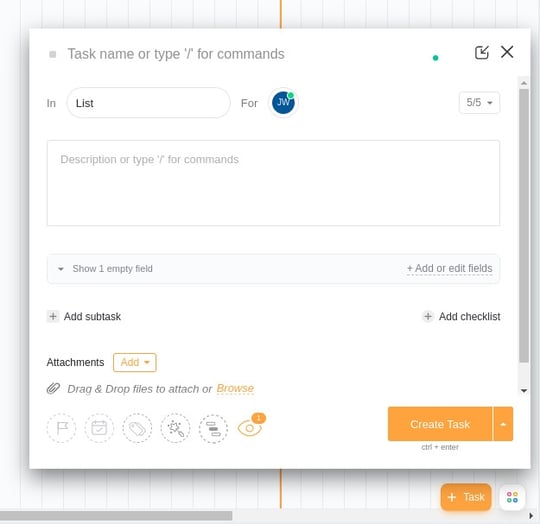Click Up Task Example How to save a task as a template in ClickUp for a more efficient workflow