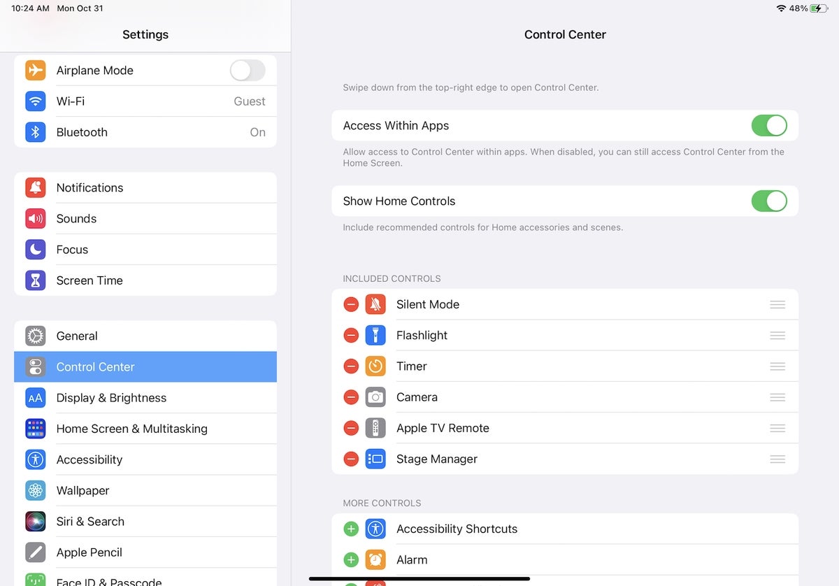 How and why to customize the iPadOS 16 Control Center | TechRepublic