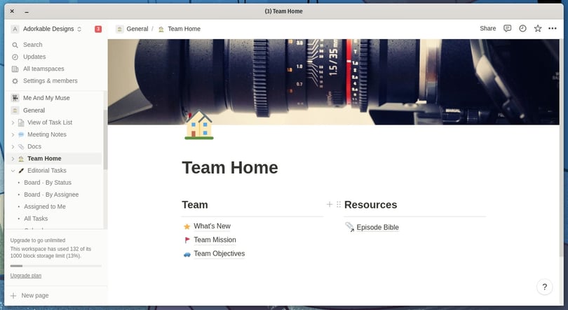 How to create a board view in Notion