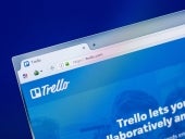 Ryazan, Russia - April 29, 2018: Homepage of Trello website on the display of PC, url - Trello.com.