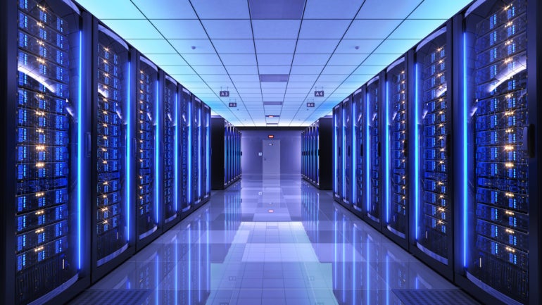 A data center.