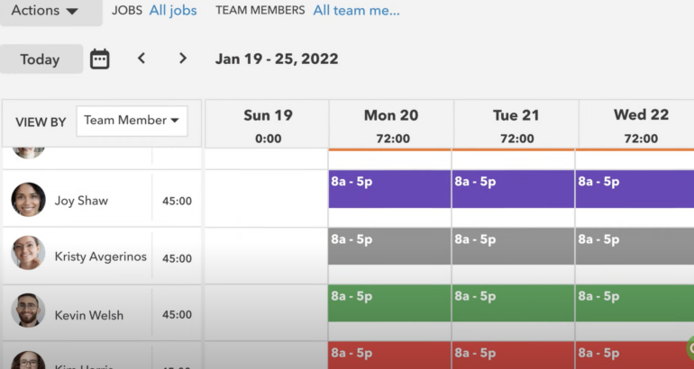 QuickBooks’ time-tracking tool shows you how many hours each employee has worked per pay period. The tool integrates seamlessly with QuickBooks’ payroll software to ensure accurate paychecks for hourly employees.