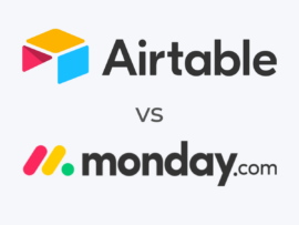 The Airtable and monday.com logos.