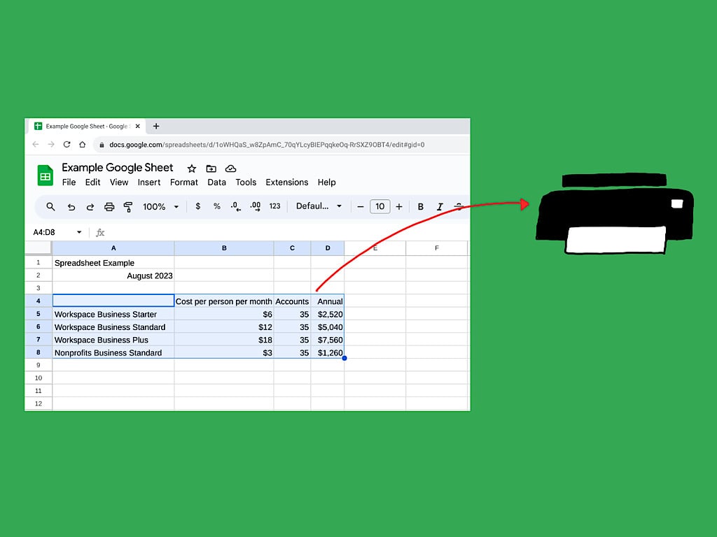 How to Set the Print Area in Google Sheets: Step-by-Step Guide