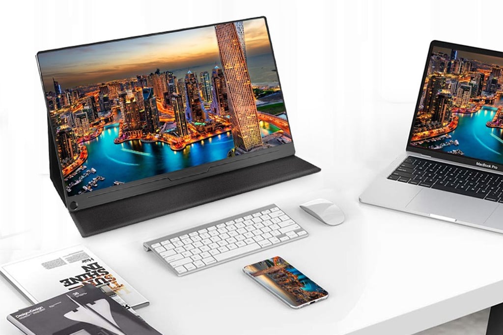 Work in HD anywhere with this portable monitor