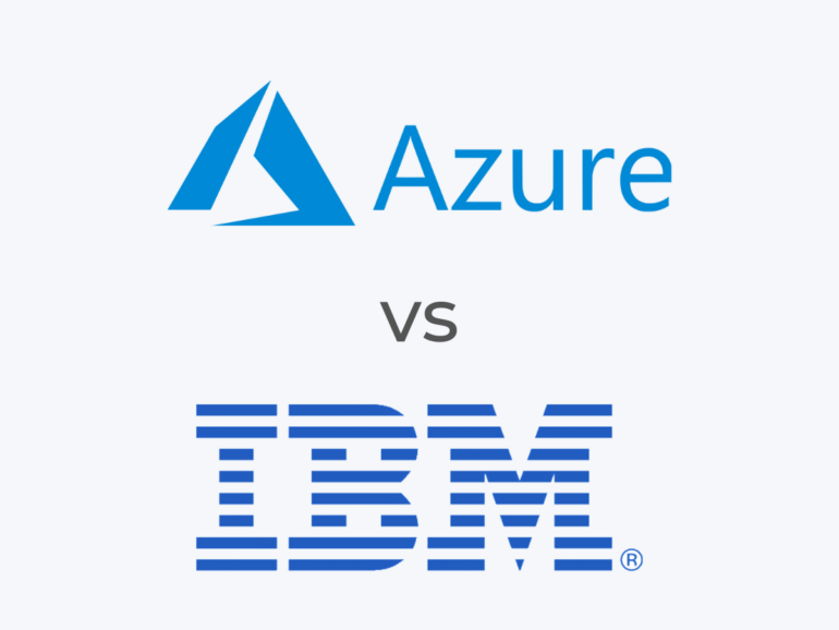 The Microsoft Azure and IBM logos.