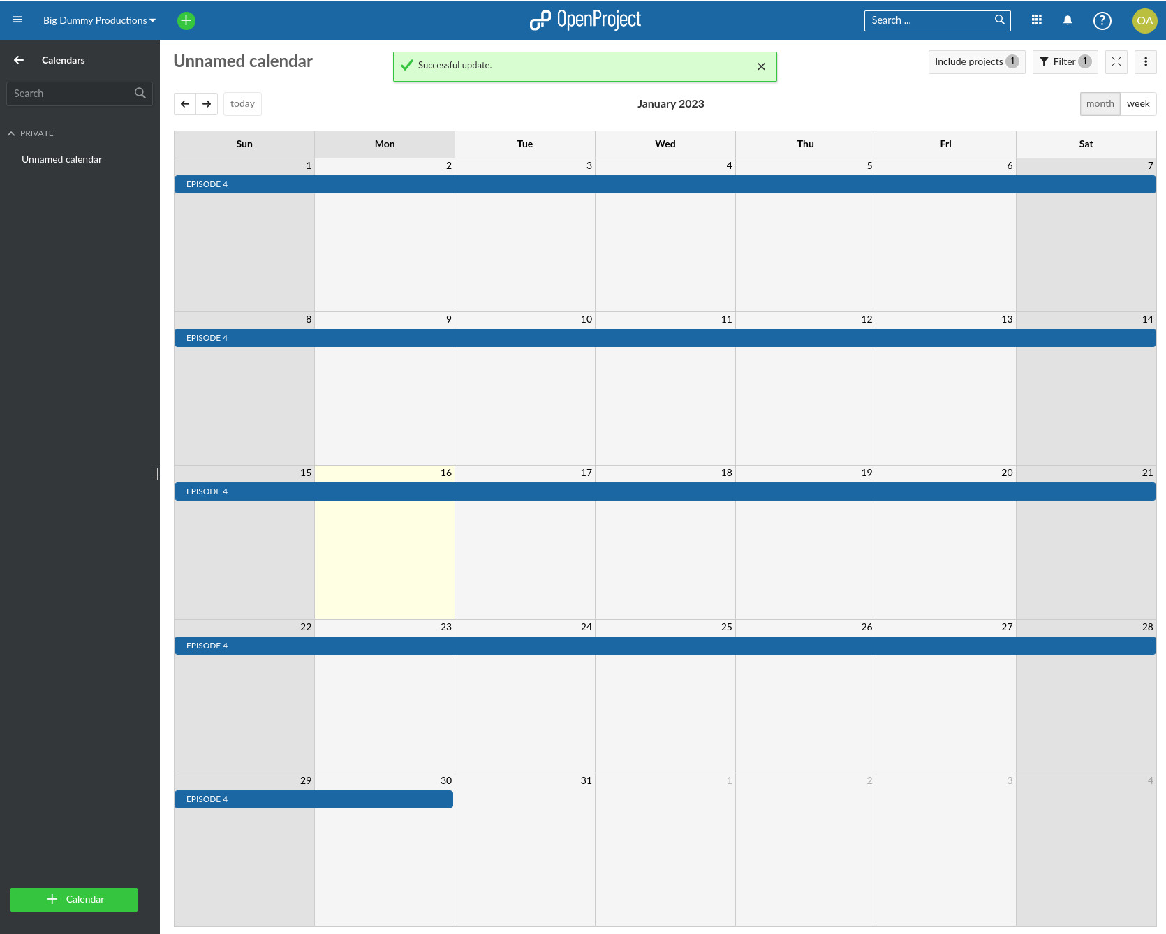 How to Add a Calendar to OpenProject | TechRepublic