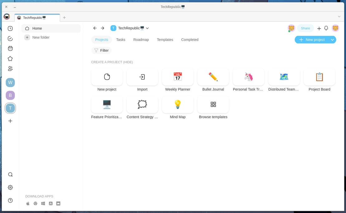 How to Create a Project Board in Taskade | TechRepublic