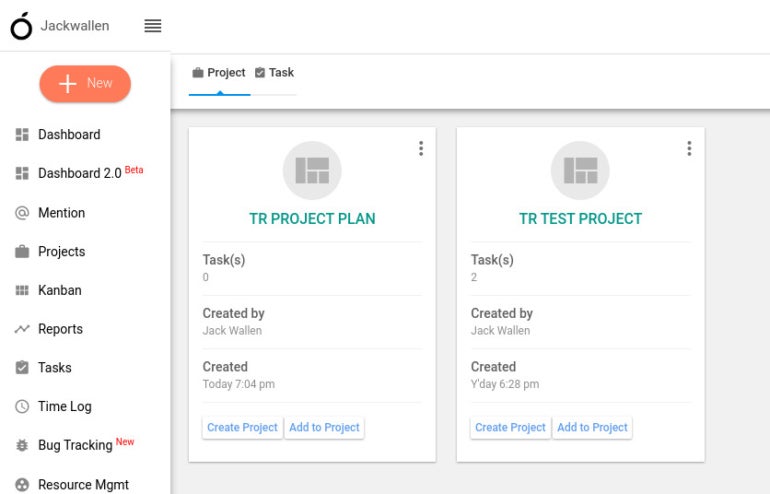 I've created two different TR Project Plans.