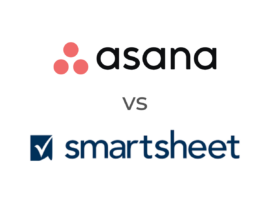 The Asana and Smartsheet logos.