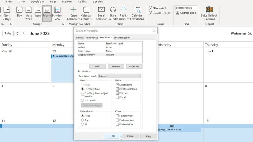 How to share your calendar in Microsoft Outlook - TechRepublic