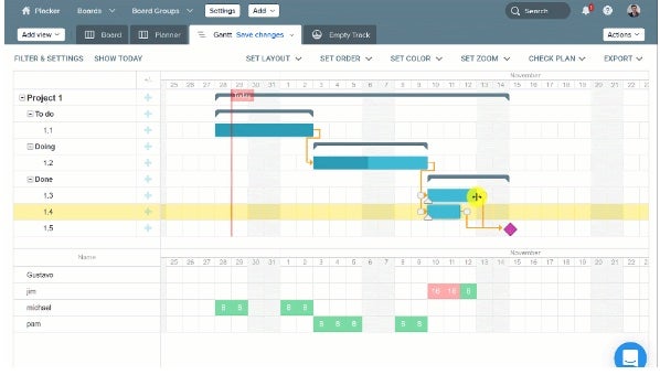 Trello Gantt chart view (https://trello.com/power-ups/617b04f5b2f39543c2084b81/gantt-chart-by-placker).