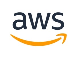 The AWS logo.