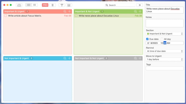 如何使用 Focus Matrix，这是一个简单但高效的任务管理工具 - Flnug.com
