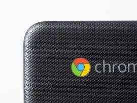 This illustration shows the Chrome logo.