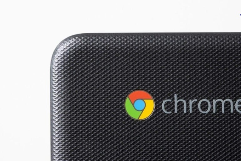 This illustration shows the Chrome logo.