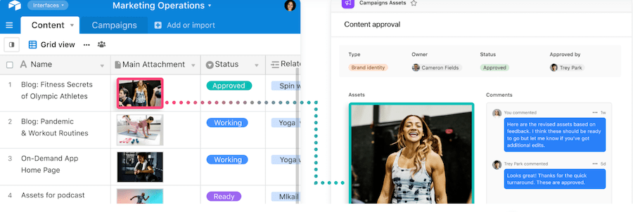 Airtable interface designer