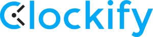 Clockify logo.