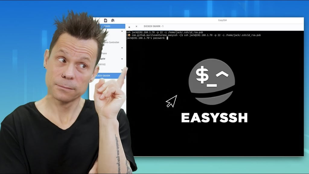 How to manage multiple SSH sessions from a single window with EasySSH
