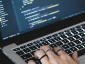 A person using ChatGPT.
