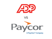 The ADP and Paycor logos.