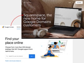 Google Domains to Squarespace.
