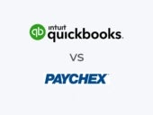 QuickBooks Payroll vs Paychex logos