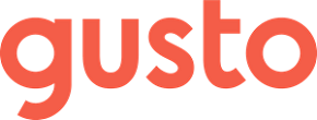 Gusto logo.