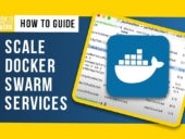 Scale Docker Swarm services video.