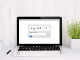 Trying to bypass captcha on a Macbook.