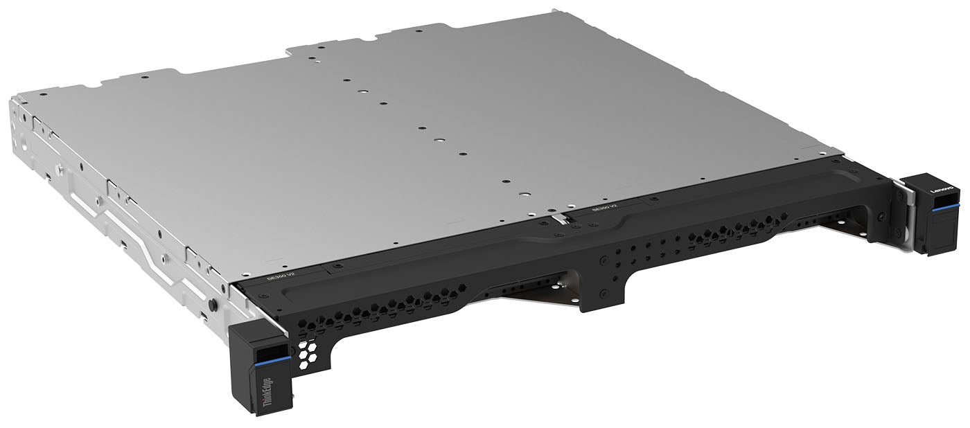 Image of Lenovo ThinkEdge SE350 V2 Edge Server.