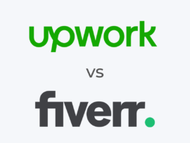 The Upwork and Fiverr logos.