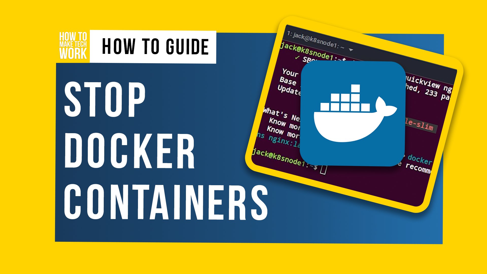 How to Stop & Remove All Docker Containers with 2 Commands