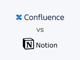 Confluence vs Notion logos.