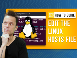 How to Edit the Linux Hosts File.