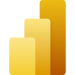 Microsoft Power BI logo.