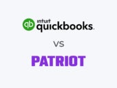 The QuickBooks Payroll and Patriot Payroll logos.