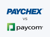 The Paychex and Paycom logos.