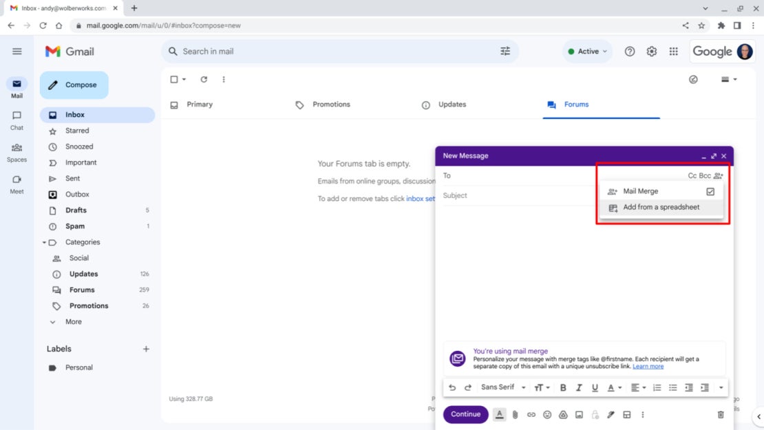 How To Integrate Google Sheets With Mail Merge In Gmail