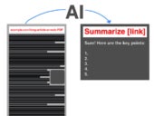 A long article, and an AI summary of the article.