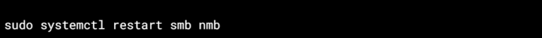 samba restart