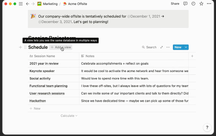 Notion offers comprehensive note-taking capabilities.