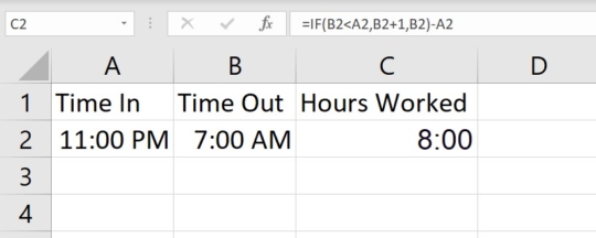 How to Calculate the Hours Worked Using Excel
