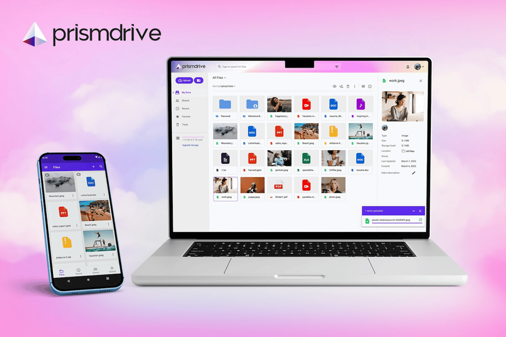 Prism Drive: Get 20TB of Cloud Storage for Just $90