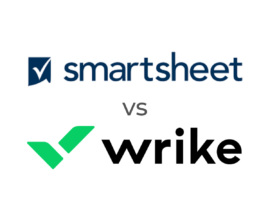 Smartsheet and Wrike logos