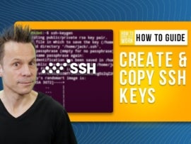 Create & copy SSH keys thumbnail image.